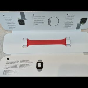 NWT Apple Watch 40mm Pink Citrus Solo Loop Size 3